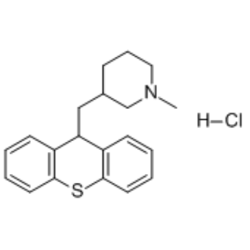 metixene hydrochloride structure, CAS 1553-34-0