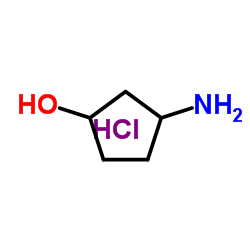 CIS-3-AMINOCYCLOPENTANOL HYDROCHLORIDE structure, CAS 1284248-73-2