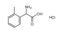 2-amino-2-(o-tolyl)acetic acid hydrochloride structure, CAS 879500-49-9