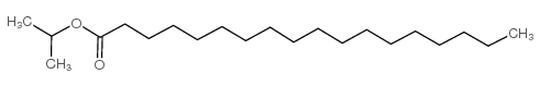 ISOPROPYL STEARATE structure, CAS 112-10-7