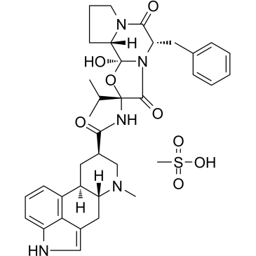 DIHYDROERGOCRISTINE MESYLATE structure, CAS 24730-10-7