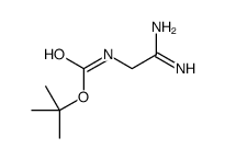 Carbamic acid, (2-amino-2-iminoethyl)-, 1,1-dimethylethyl ester (9CI) structure, CAS 251294-65-2