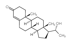 4-PREGNEN-20-BETA-OL-3-ONE structure, CAS 145-15-3