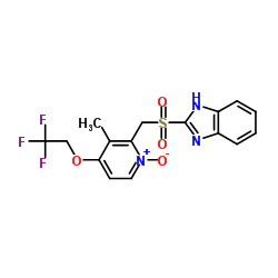 Lansoprazole Sulfone N-Oxide structure, CAS 953787-54-7