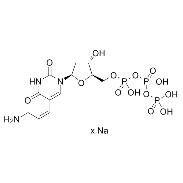 Aminoallyl-dUTP sodium salt structure, CAS 936327-10-5