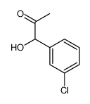 1-(3-Chlorophenyl)-1-hydroxy-2-propanone structure, CAS 857233-13-7
