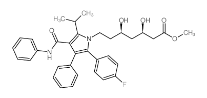 Atorvastatin Impurity 9 structure, CAS 345891-62-5