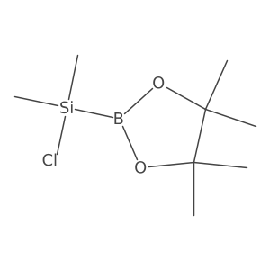 chlorodiMethylsilylboronic ester structure, CAS 929887-16-1
