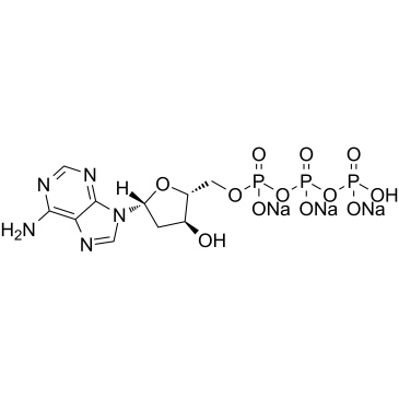 2'-Deoxyadenosine-5'-triphosphate, trisodiuM salt structure, CAS 54680-12-5