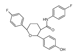 Ezetimibe Tetrahydropyran Impurity structure, CAS 1296129-15-1