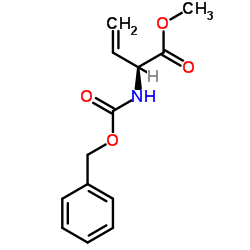 (S)-2-(BENZYLOXYCARBONYLAMINO)-3-BUTENOIC ACID METHYL ESTER structure, CAS 75266-40-9