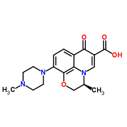 Defluoro Levofloxacin structure, CAS 117620-85-6