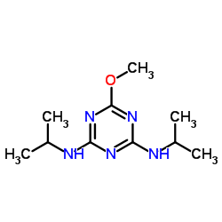 N2,N4-DIISOPROPYL-6-METHOXY-1,3,5-TRIAZINE-2,4-DIAMINE structure, CAS 1610-18-0