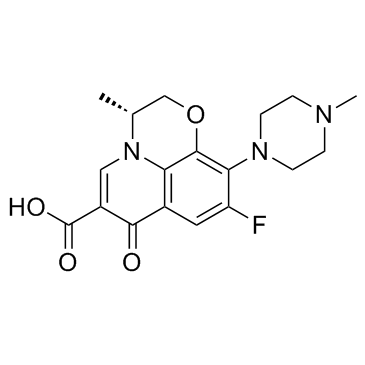 D-OFLOXACIN structure, CAS 100986-86-5