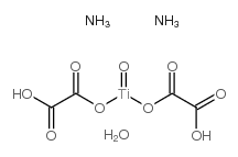 AMMONIUM TITANYL OXALATE MONOHYDRATE structure, CAS 10580-03-7