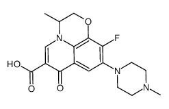9-Piperazino Ofloxacin structure, CAS 197291-75-1