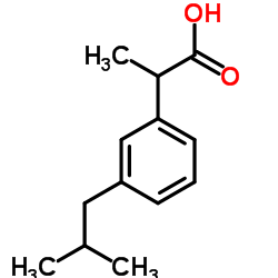 M-ISOBUTYL IBUPROFEN structure, CAS 66622-47-7