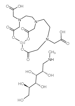 GADOPENTETATE MONOMEGLUMINE (500 MG)F1F0940.998MG/MG(AN) structure, CAS 92923-57-4
