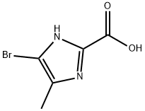 5-bromo-4-methyl-1H-Imidazole-2-carboxylic acid structure, CAS 1171125-21-5