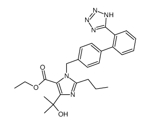 OlMesartan Ethyl Ester IMpurity structure, CAS 144689-23-6