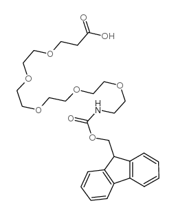Fmoc-NH-PEG3-CH2CH2COOH structure, CAS 882847-32-7