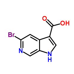 5-BroMo-6-azaindole 3-carboxylic acid structure, CAS 1427504-89-9