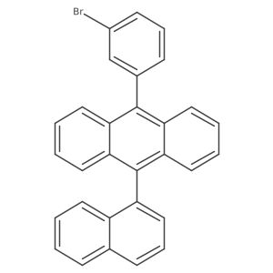 9-(3-bromophenyl)-10-(naphthalen-1-yl)anthracene structure, CAS 1228267-67-1