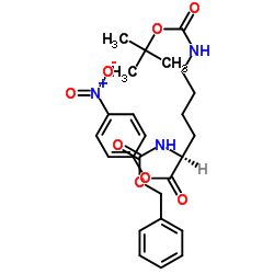 Z-LYS(BOC)-ONP structure, CAS 2212-69-3