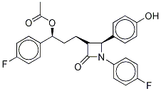 3-O-Acetyl ezetimibe structure, CAS 1044664-24-5