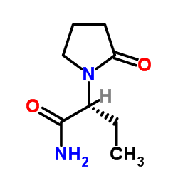 (R)-2-(2-OXO-PYRROLIDIN-1-YL)-BUTYRAMIDE structure, CAS 103765-01-1