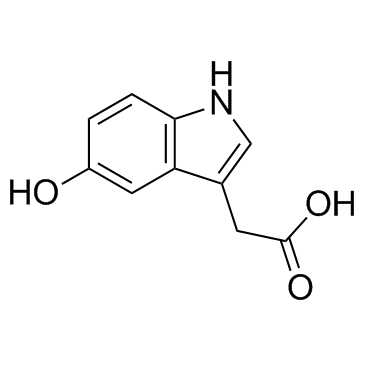 5-HYDROXYINDOLE-3-ACETIC ACID structure, CAS 54-16-0