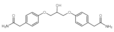 Atenlol Impurity E structure, CAS 141650-31-9