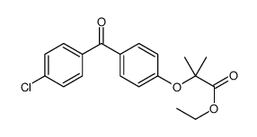 Fenofibrate EP Impurity E structure, CAS 42019-08-9