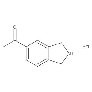 1-(isoindolin-5-yl-)ethan-1-one hydrochloride structure, CAS 1909348-59-9
