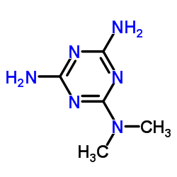 2,4-DIAMINO-6-DIMETHYLAMINO-1,3,5-TRIAZINE structure, CAS 1985-46-2