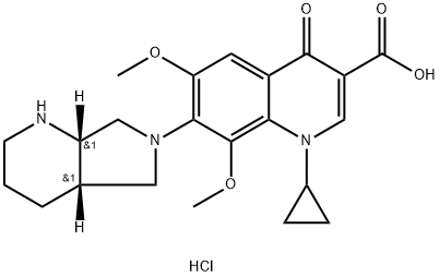 1-cyclopropyl-6,8-dimethoxy-7-((4aS,7aS)-octahydro-6H-pyrrolo [3,4-b]pyridin-6-yl)-4-oxo-1,4-dihydroquinoline-3-carboxylic structure, CAS 2252446-68-5