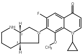 Moxifloxacin Decarboxy Analog structure, CAS 1322062-57-6