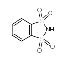O-BENZENEDISULFONIMIDE structure, CAS 4482-01-3