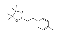 1,3,2-Dioxaborolane, 4,4,5,5-tetramethyl-2-[2-(4-methylphenyl)ethyl]- structure, CAS 444094-87-5