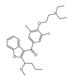 Amiodarone Impurity G structure, CAS 1087223-70-8