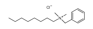Benzalkonium chloride structure, CAS 85409-22-9