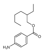 p-Aminobenzoesure-2-ethylhexylester structure, CAS 26218-04-2