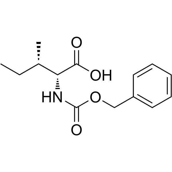 Z-D-ALLO-ILE DCHA structure, CAS 55723-45-0