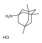 Tricyclo[3.3.1.13,7]decan-1-aMine, 3,5,7-triMethyl-, hydrochloride structure, CAS 15210-60-3