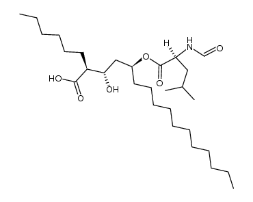 orlistat open ring epimer impurity structure, CAS 130793-28-1