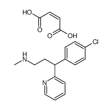 Chlorpheniramine Maleate Impurity C structure, CAS 22630-25-7
