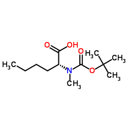 BOC-N-ME-NLE-OH structure, CAS 117903-25-0