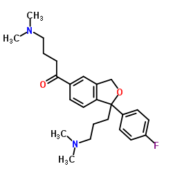 Citalopram Dimethylaminobutanone structure, CAS 1329745-98-3