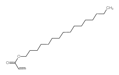 HEXADECYL ACRYLATE structure, CAS 13402-02-3