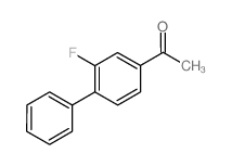 4-Acetyl-2-fluorobiphenyl structure, CAS 42771-79-9